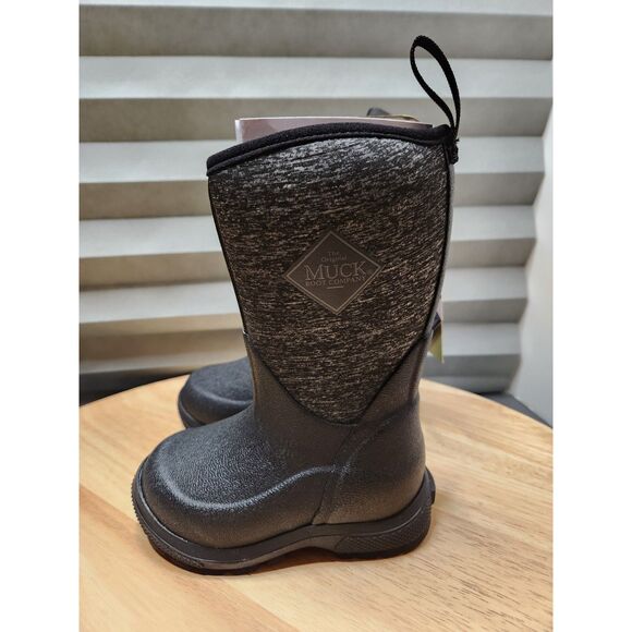 Muck Boot Kids Element Cold Weather Boots – Toddler Size 7, Gray/Black - Picture 3 of 8